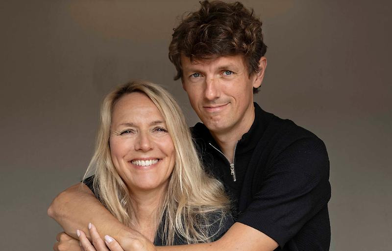 Alberte Winding og Andreas Fuglebæk på Gnistens scene