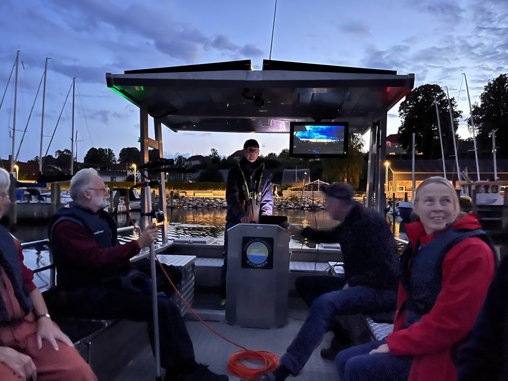 Udforsk Roskilde Fjord om aftenen med Formidlingsbåden Kutlingen
