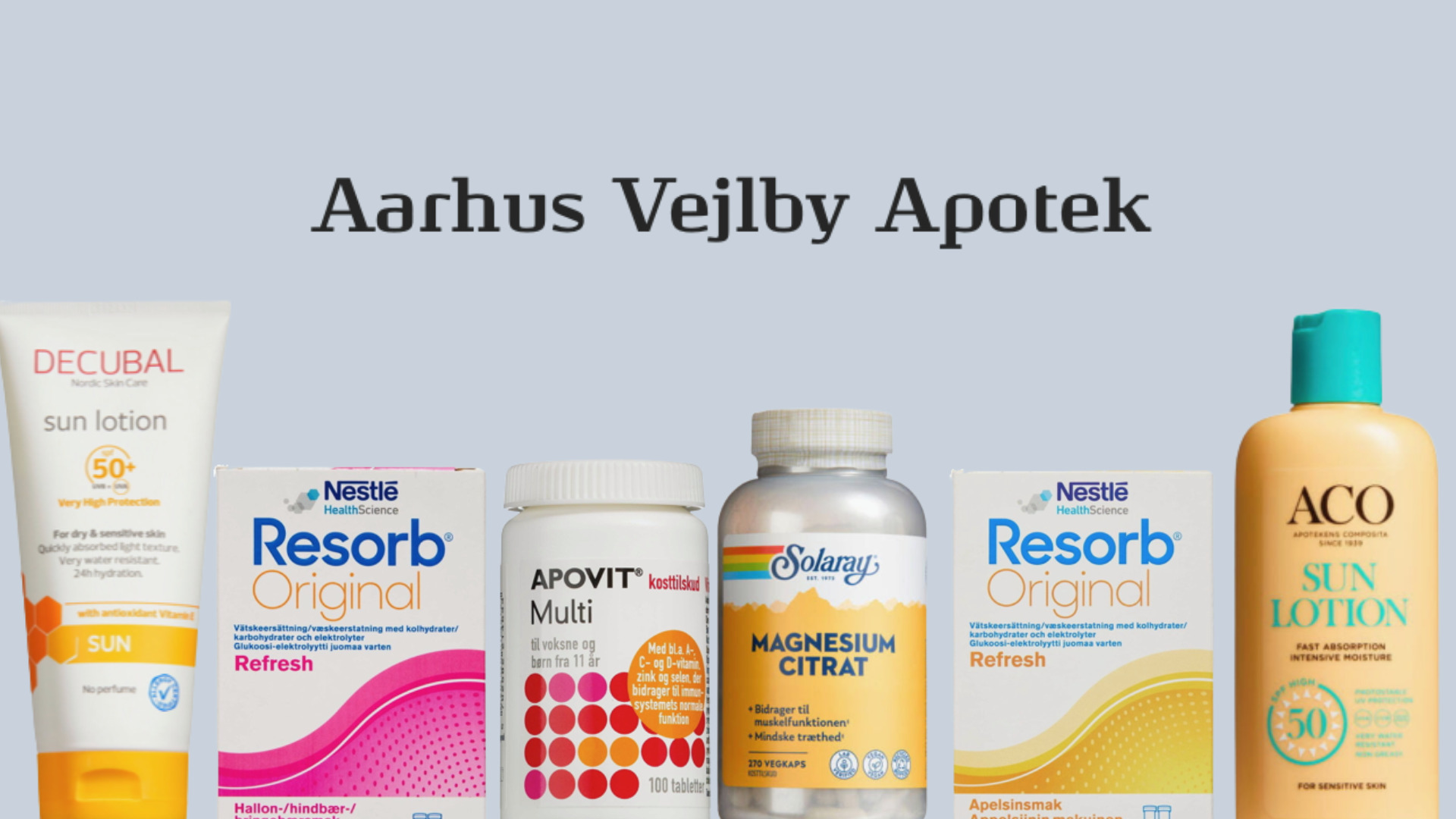 Spar stort på sommerens must-haves hos Vejlby Apotek – Tilbud gælder til 23. juli