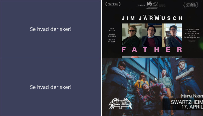 Weekenden i Ikast: Filmkunst og heftig metalkoncert