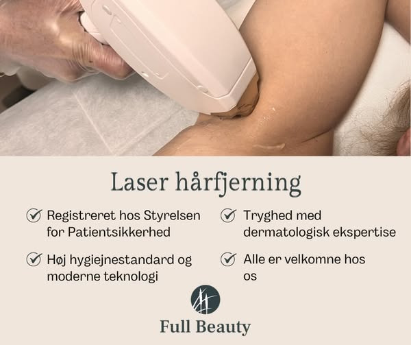 Full Beauty Aalborg tilbyder tryg og professionel laserhårfjerning