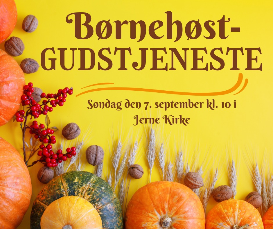 Børne-Høstgudstjeneste i Jerne Kirke med Stjernebørnenes sang