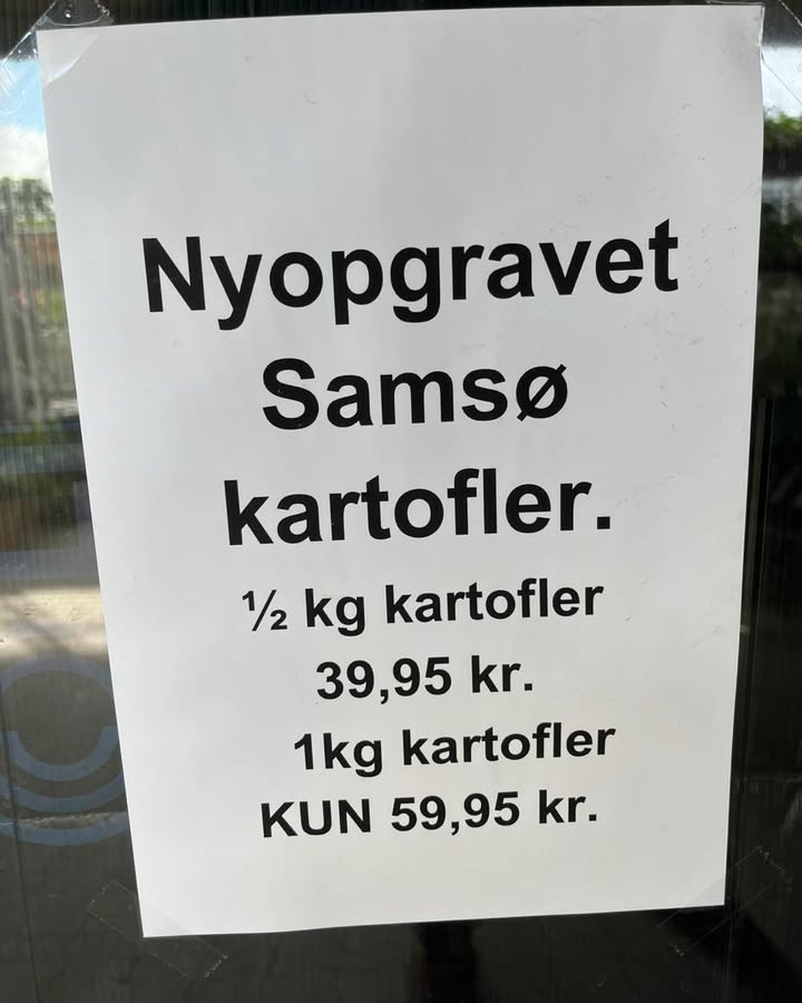 Hent friske Samsø kartofler efter lukketid hos Midtjysk Blomstermarked