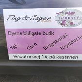 Rie & Henrik's Tøjbiks takker kunderne og byder på aftensalg på Facebook