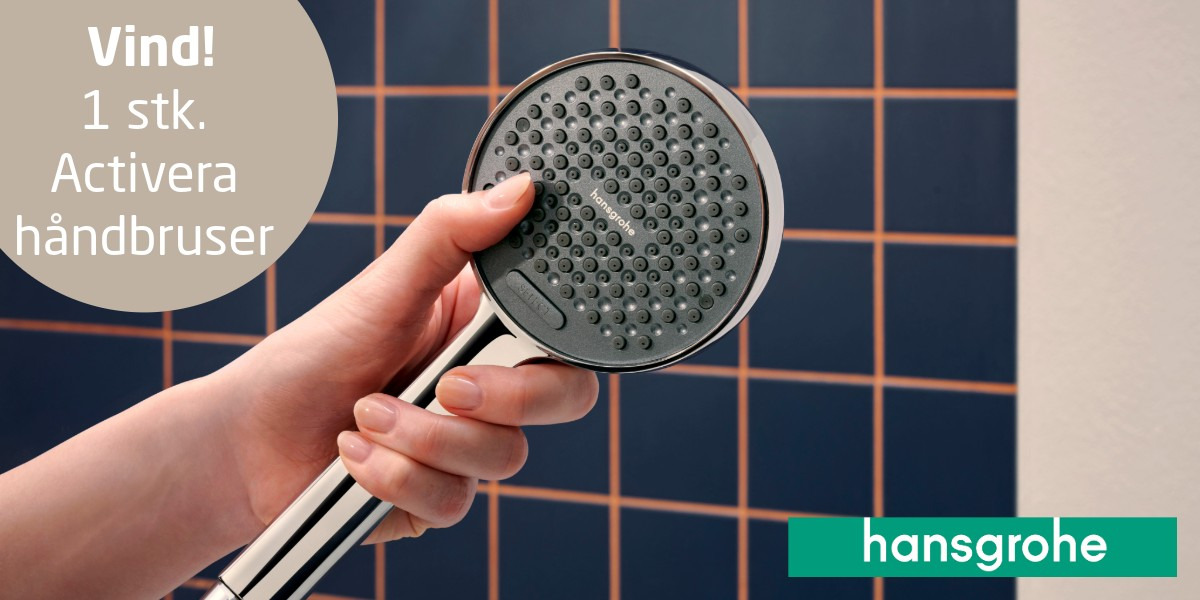 VVS EKSPRESSEN ApS lancerer konkurrence om Activera håndbruser fra hansgrohe