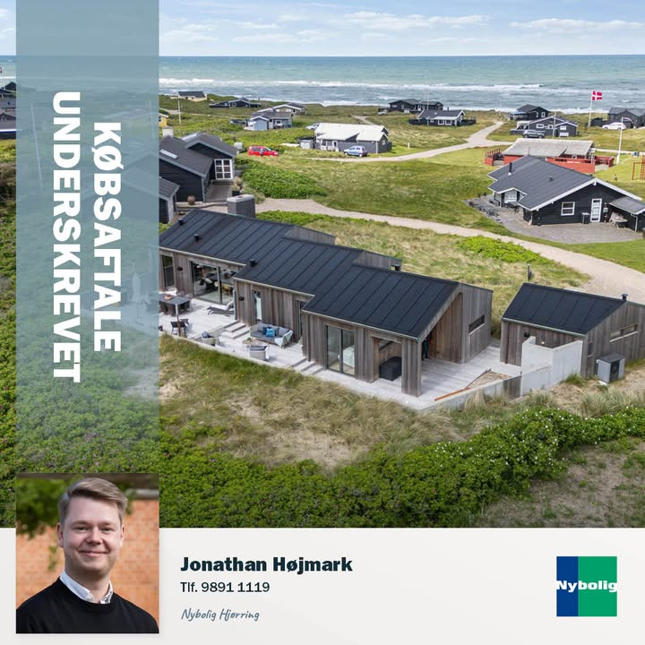 Nybolig Hjørring v/Morten Hove underskriver købsaftale for Ved Stranden 7, Hjørring