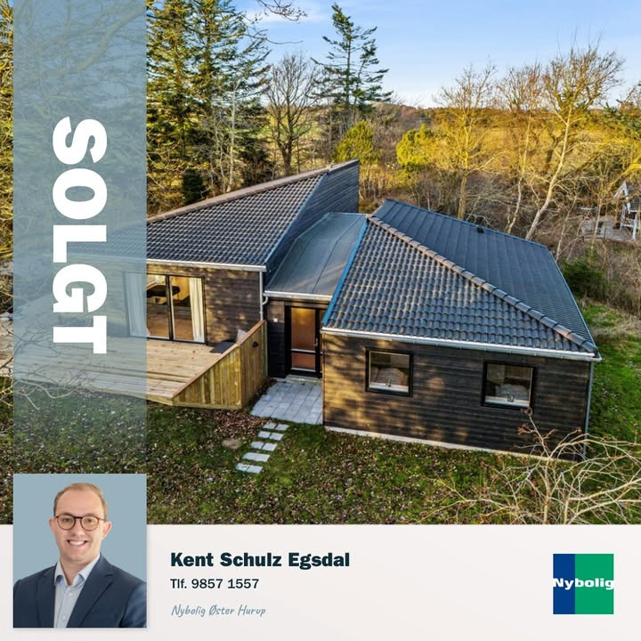 Nybolig Hadsund sælger nyopført sommerhus i Helberskov