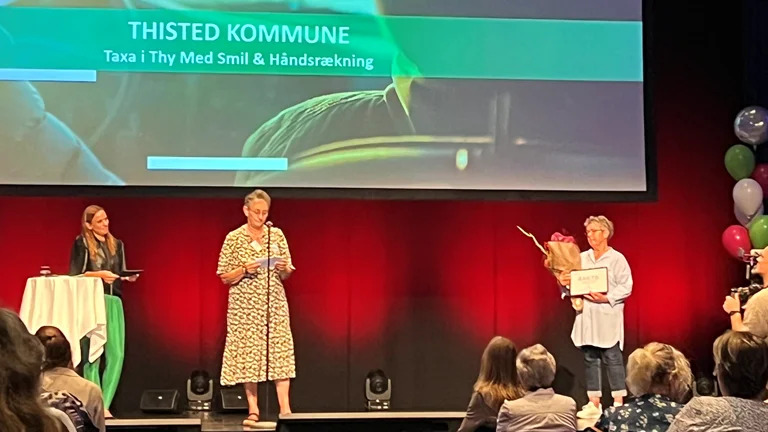 Thisted Kommune vinder pris for innovativ demensuddannelse af taxachauffører