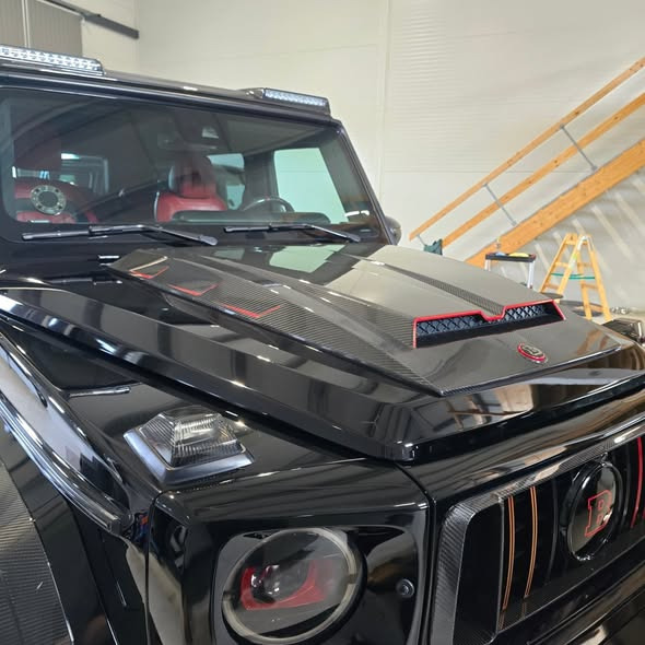 Detalering af Brabus 900 Rocket Edition hos Detailing Center giver spejlblanke resultater