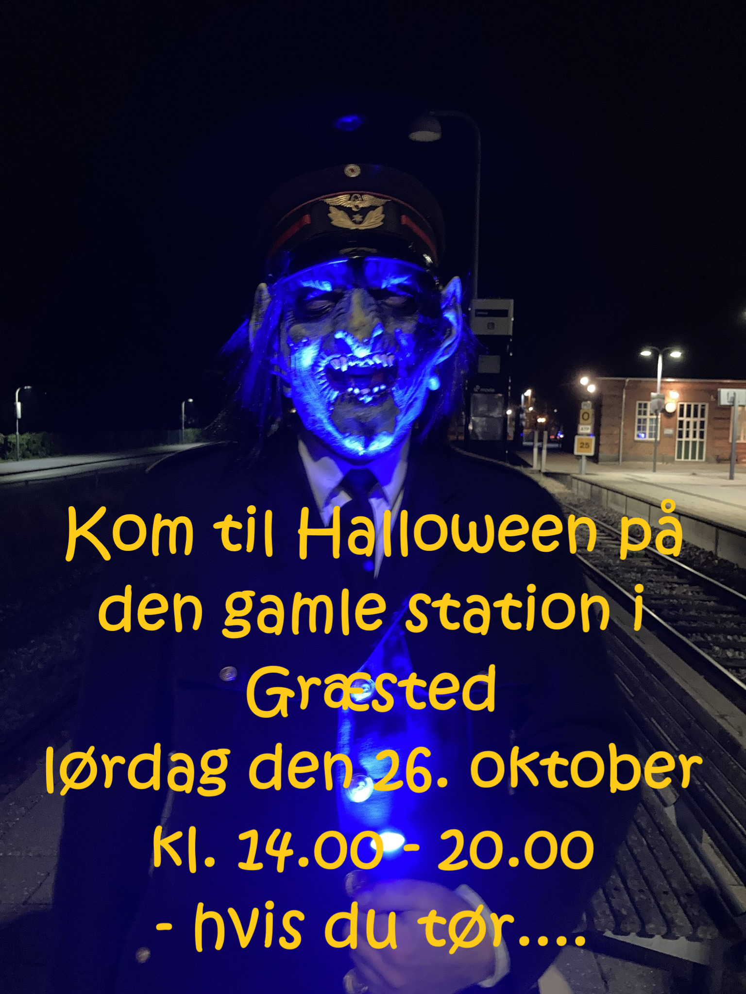 Halloween på den gamle station i Græsted