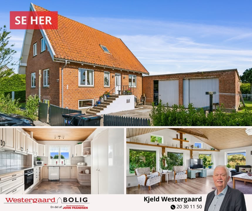 Westergaard Bolig fremhæver hyggelig villa ved Limfjorden uden bopælspligt