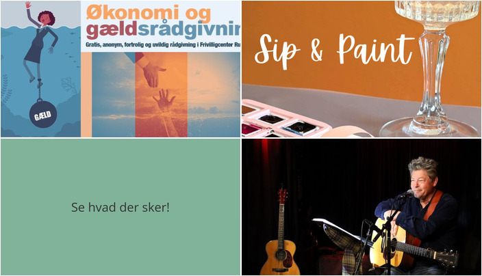 Fra gældsrådgivning til kunstneriske udfoldelser: Det sker i Holte den kommende uge