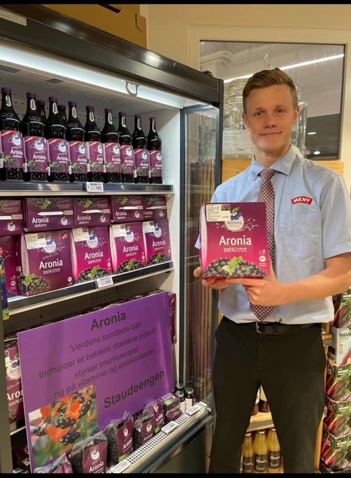 Meny Hobro tilbyder aronia i storkøb til nedsat pris