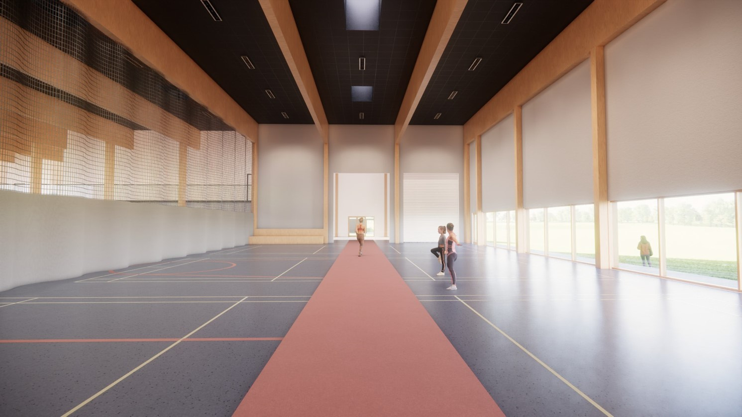 Nye, moderne og tidsvarende indendørs faciliteter er drømmen.