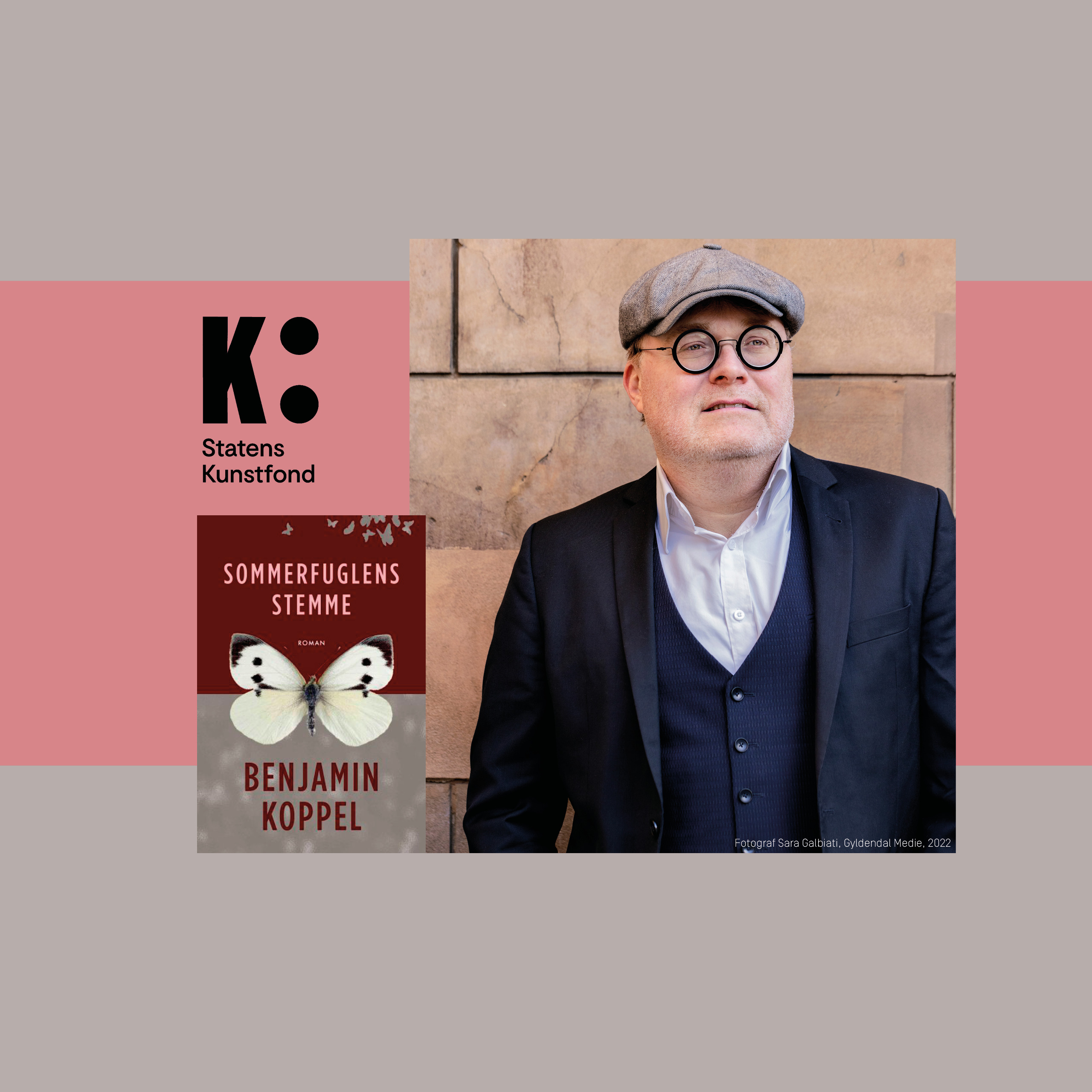 Benjamin Koppel præsenterer sin nyeste roman på Hjørring Bibliotek