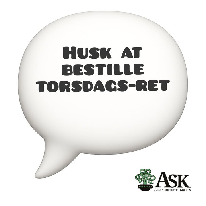 Ask tilbyder ugens torsdagsret til bestilling