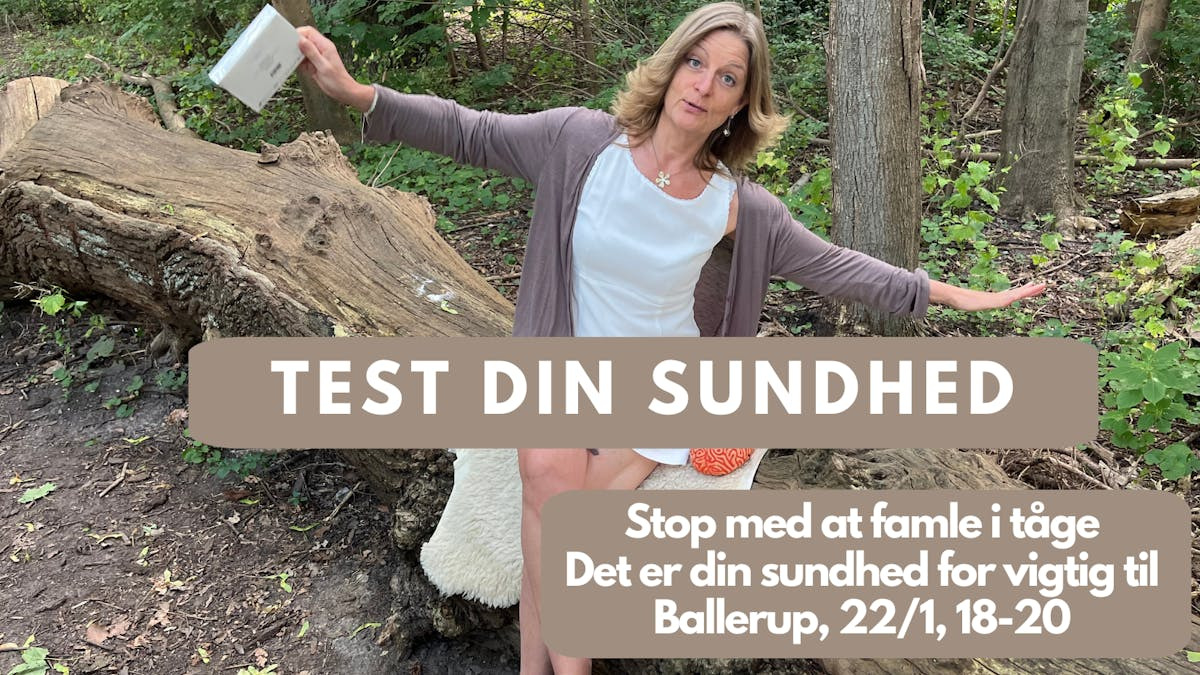 Test din sundhed med Helle Egebjerg Andersen i Ballerup
