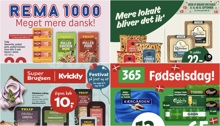 Kærgården smørbar til kun 12 kr. og Gram Slot økologiske kartofler til 8 kr. - Se de lokale tilbud
