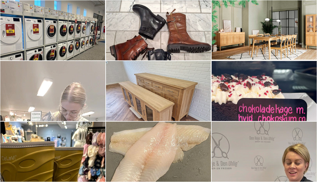 Nyt fra Café Bryggen, Den Høje & Den Uhlig´, HOVELIND MØBLER og 6 andre