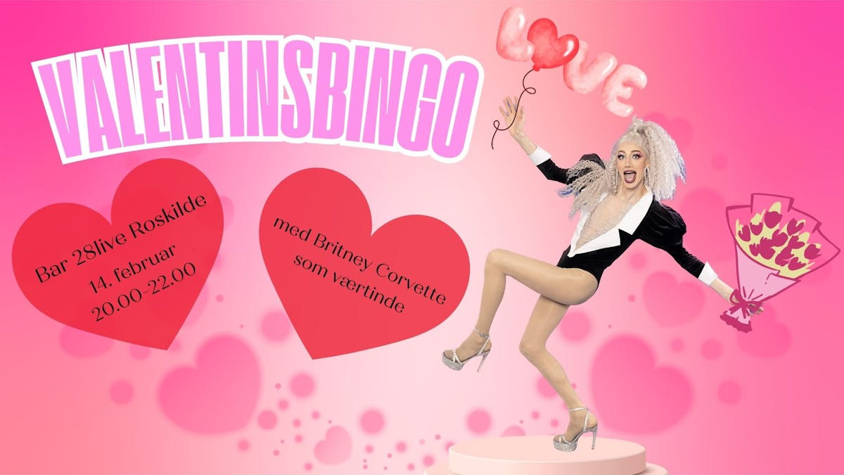 Musik, glamour og fest på 28 Live Bar i Roskilde