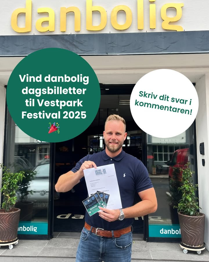 Danbolig Randers lancerer konkurrence om dagsbilletter til Vestpark Festival