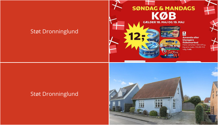 Nyt fra Mæglerhuset og SUPERBRUGSEN DRONNINGLUND