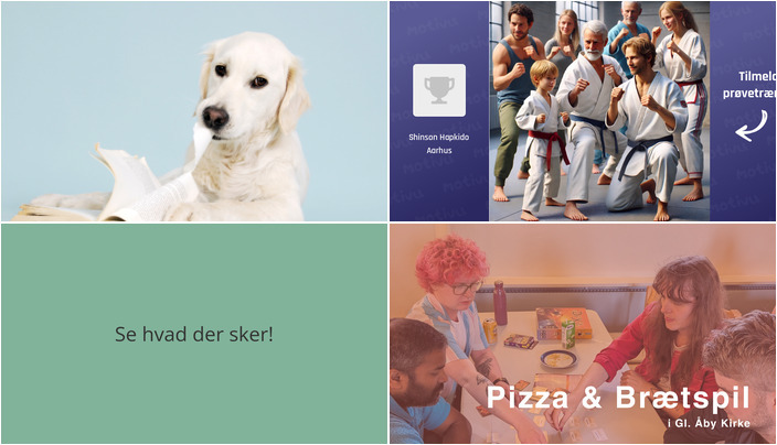 Oplev en litterær hundeluftning, Shinson Hapkido træning og en brætspilsaften i Åbyhøj