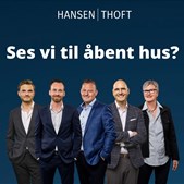 Ejendomsmæglerne Hansen & Thoft inviterer til åbent hus med tilmelding på søndag 18/08