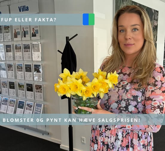 Nybolig Brønderslev & Vrå undersøger: Kan blomster og pynt hæve salgsprisen?