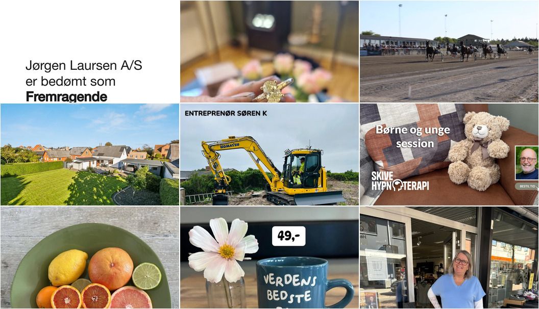 Nyt fra Guldsmed Ø, Skive Hypnoterapi, EDC Skive I/S og 7 andre