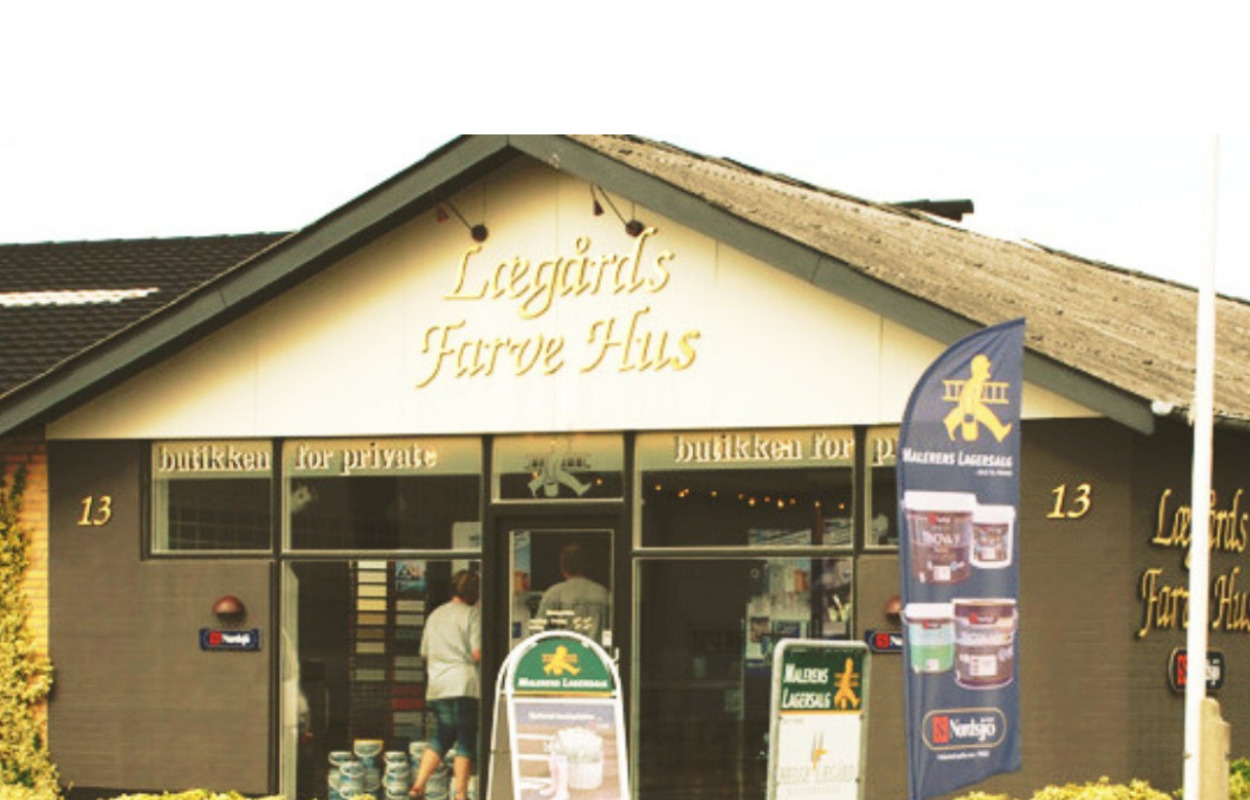 Hos Lægårds Farve Hus og Malerfirma får du kvalitet, erfaring og inspiration 