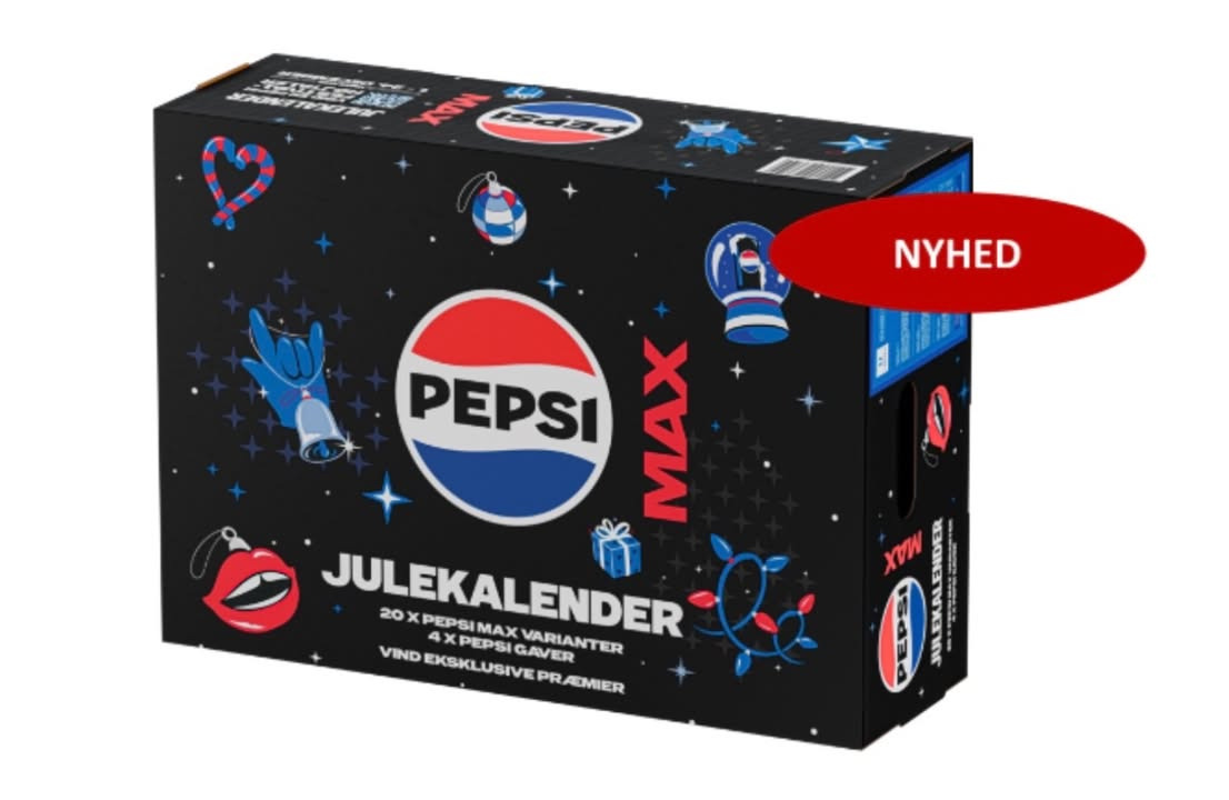 Min Købmand i Asp tilbyder uafhentede ja tak tilbud på Pepsi Max julekalender