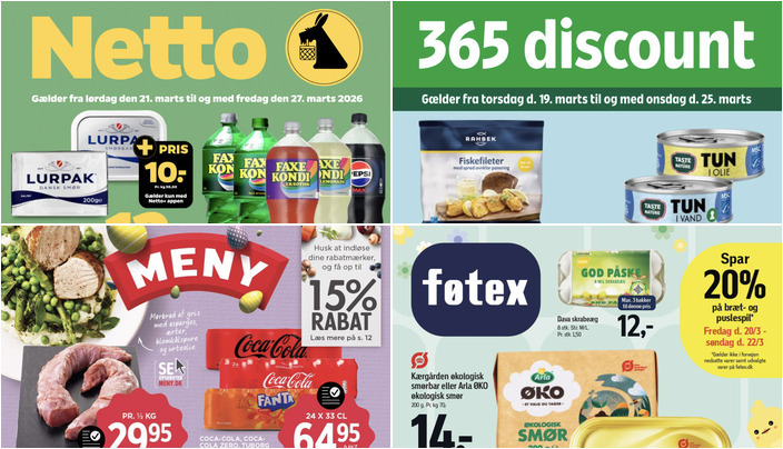 Store besparelser: Why Not? vin til 40 kr. og Lurpak smør til 10 kr. hos dine lokale dagligvarebutikker