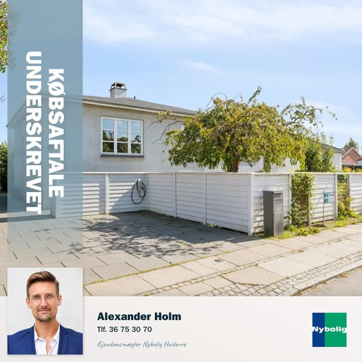 Nybolig Hvidovre sælger bolig på Torstensvej efter overtagelse fra anden mægler