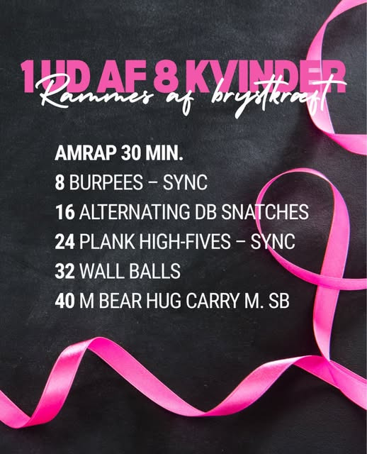 Fønix Funktionel Træning sætter fokus på brystkræft med lyserød workout