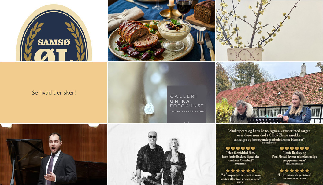 Oplev Samsø: Fra bryggerioplevelser til musikforestillinger