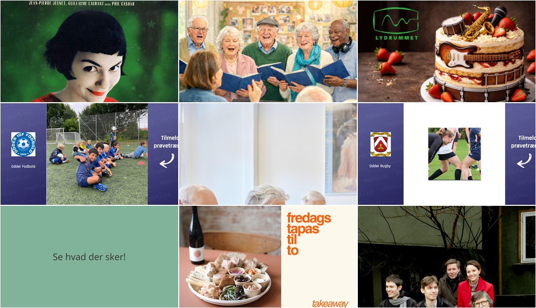 Ugeplan i Odder: Filmklassikere, musikalske projekter og madoplevelser