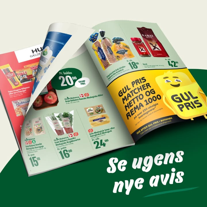 Få inspiration til ugens madplan med MIN KØBMAND, NIM