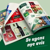 Find inspiration til ugens madplan i den nye avis fra din lokale købmand