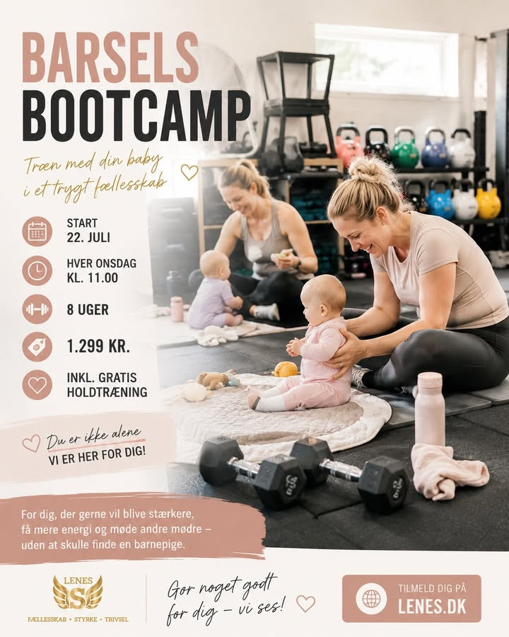 LeneS tilbyder Barsels Bootcamp med start 22. juli