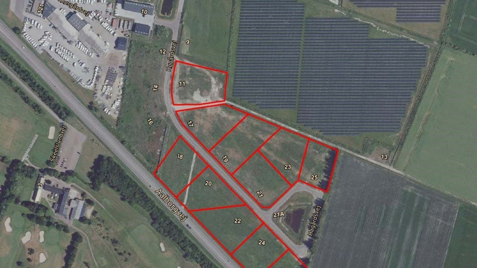 Genudbud af erhvervsareal - Høgårdsvej, Aabybro