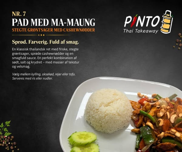 Pinto Thai Take Away fremhæver nr. 7 – Pad Med Ma-Maung