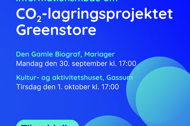 Informationsmøde i Mariager om CO₂-lagring: Læs hvordan Gassum bidrager til grønne løsninger