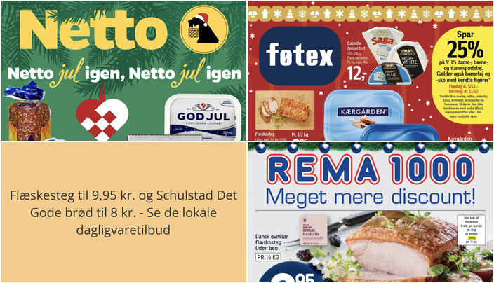 Flæskesteg til 9,95 kr. og Schulstad Det Gode brød til 8 kr. - Se de lokale dagligvaretilbud