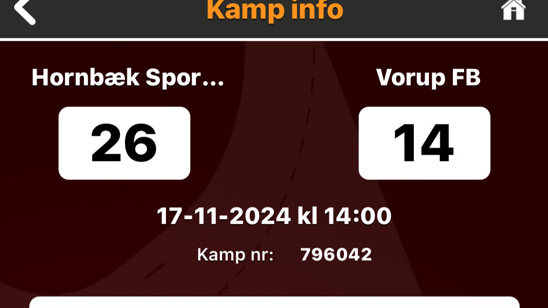 Hornbæk Sportsforening sejrer overlegent i intenst lokalopgør mod Vorup FB