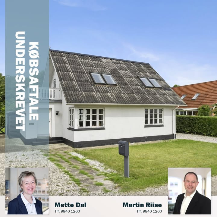 Nybolig Sæby A/S underskriver købsaftale på charmerende hus i Voerså