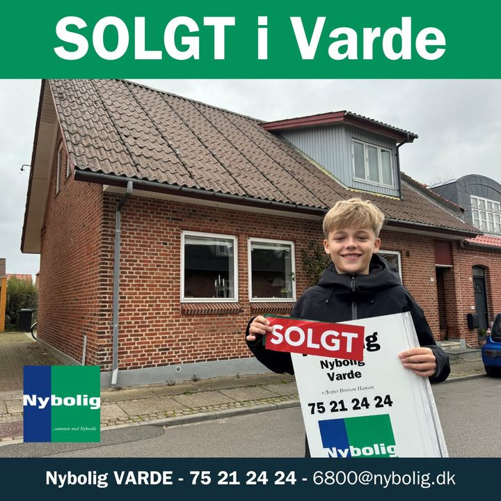 Nybolig Varde melder solgt på Stausvej 10, takket være praktikant Malthe!