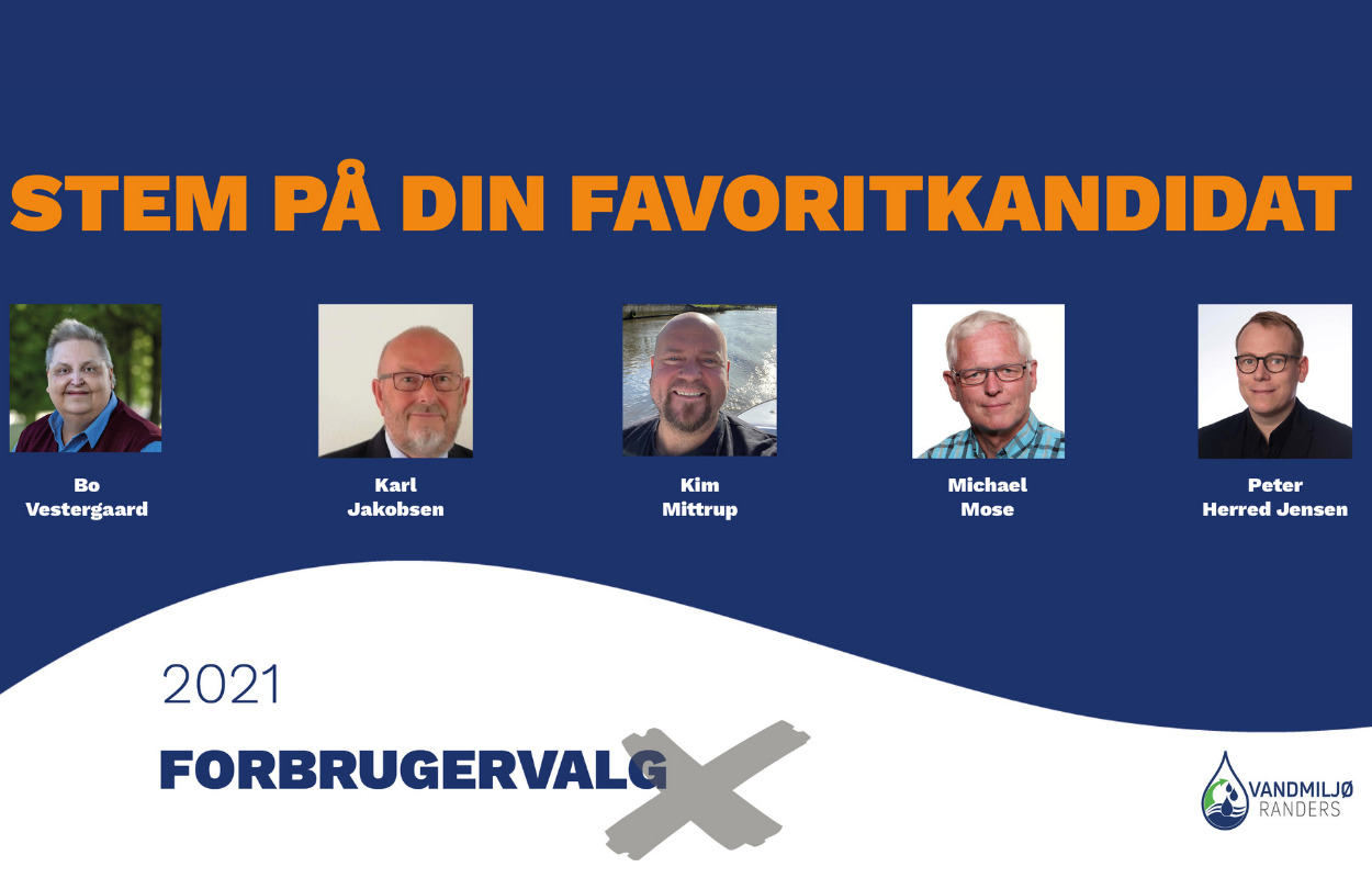 5 kandidater på Forbrugervalgets stemmeseddel