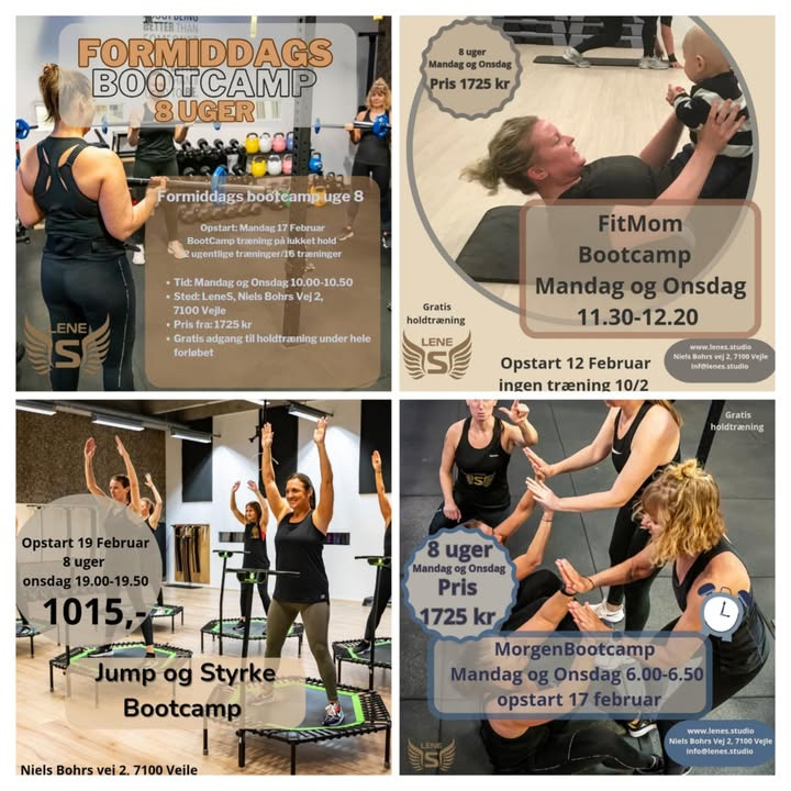 LeneS inviterer til fire spændende bootcamps i Vejle