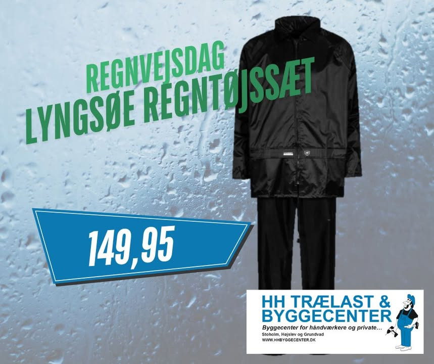 HH Trælast & Byggecenter A/S: Hold dig tør og stilfuld med regntøj fra Lyngsøe